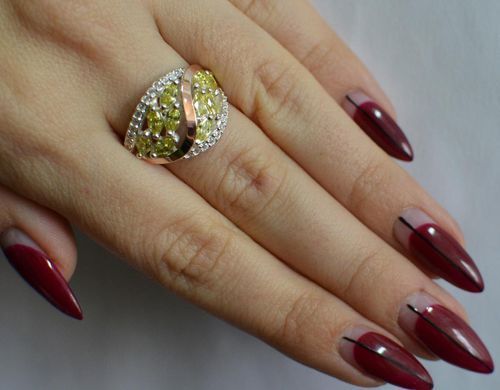 Серебряное кольцо 155к 15