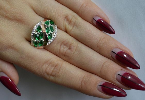 Серебряное кольцо 155к 15