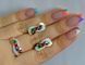 Срібний гарнітур з золотими накладками 120 15 120 фото 35