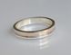 Обручальное кольцо из серебра с золотом Обр39 23