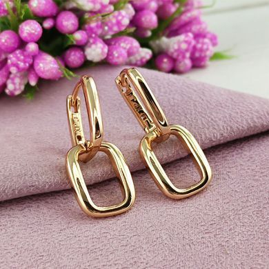 Сережки Xuping медичне золото позолота 18К англійська застібка А/В 1-3820 А/В 1-3820 фото Сережки Xuping медичне золото позолота 18К англійська застібка А/В 1-3820