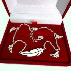Серебряный браслет на ногу, Бр1044 (Бр1044)