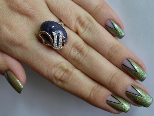 Кільце з срібла з золотом 149к 15 149к фото Кільце з срібла з золотом 149к 15