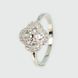 Серебряное кольцо с пластинами золота 306к 15