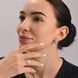 Серебряное кольцо с пластинами золота 306к 15