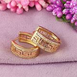 Серьги Xuping Греческие медицинское золото позолота 18К А/В 1-1593
