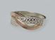 Серебряное кольцо с фианитами 103к 15