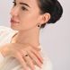 Серебряное кольцо с клевером и золотыми вставками 307к 15