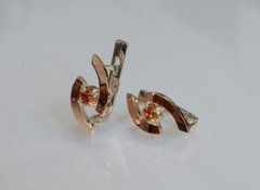 Серебряные серьги 113с