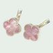 Серебряные серьги с клевером 295c-3