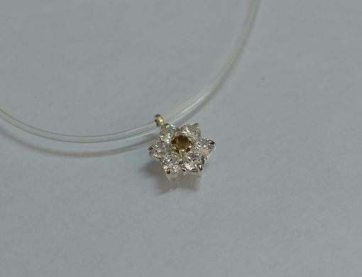 Серебряная подвеска на леске ПЛ-4-35