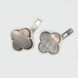 Серебряные серьги с клевером 295c-5