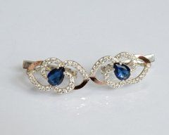Серебряные серьги 119с