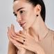 Серебряные серьги с клевером 295c