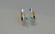 Срібні сережки з золотими накладками 031с 031с фото 12