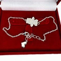 Серебряный браслет для мамы "девочка" (Бр1055)