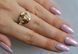 Серебряное кольцо с золотыми накладками Silver Style 144к 20