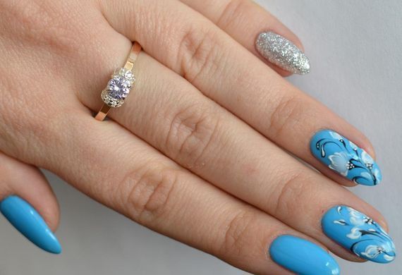Серебряное кольцо с золотом 137к 15