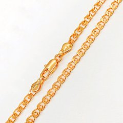 Ланцюжок Xuping 45 см х 4 мм Лав медичне золото позолота 18К А/В 3-0537