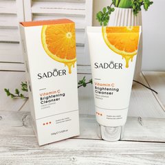 Пенка для умывания и защиты от пересушивания кожи лица с витамином С Sadoer 100 гр