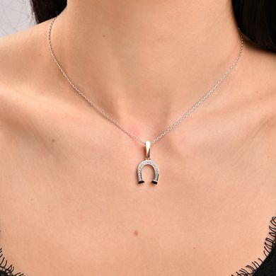 Срібна підвіска з пластинами золота (1015п)
