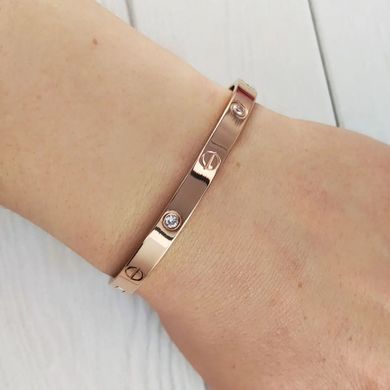 Браслет STAINLESS STEEL РАЗМЕР 17 см медицинская сталь позолота А/В 10-0677