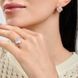 Серебряное кольцо с клевером 295к-3 15