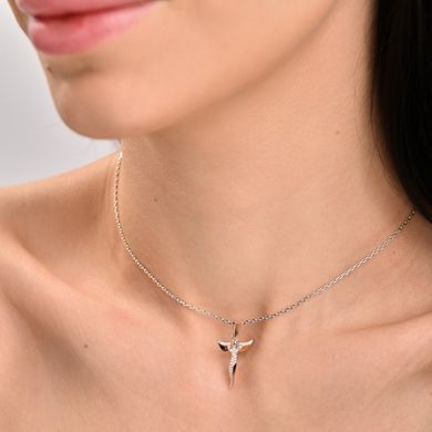 Срібна підвіска з пластинами золота (1019п)