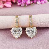 Сережки Xuping медичне золото позолота 18К А/В 1-3599