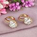 Серьги Xuping медицинское золото позолота 18К А/В 1-3599