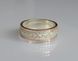 Обручальное кольцо из серебра с золотом Обр43 15
