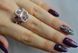 Серебряное кольцо с золотыми вставками 151к 15