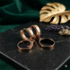 Серьги подвески STAINLESS STEEL медицинская сталь позолота А/В 10-0660