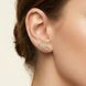 Сережки кафи Xuping медичне золото позолота 18К А/В 1-0185 А/В 1-0185 фото 1