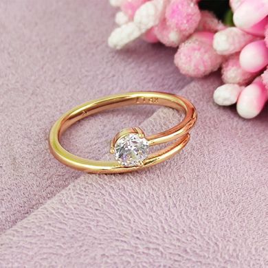 Каблучка Xuping медичне золото позолота 18К , 17,5