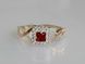 Серебряное кольцо с пластинами золота 190к 15